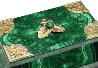 Ларец из малахита МАЛАХИТОВЫЕ УЗОРЫ 037rk.3200163-3