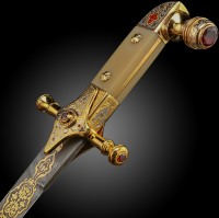 Сабля сувенирная ВОСТОЧНАЯ. Златоуст. 0580010811