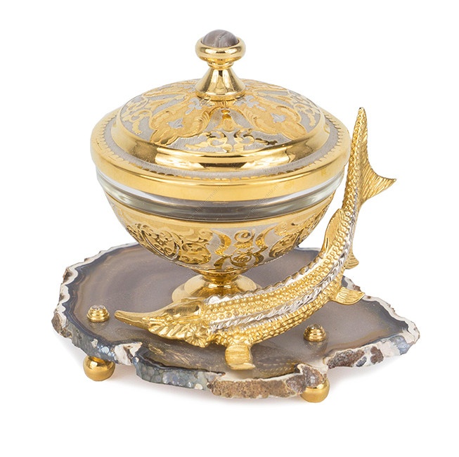 Икорница подарочная СТЕРЛЯДКА. Златоуст 0727867