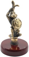 Статуэтка из бронзы КРОЛИК ФОКУСНИК на подставке из яшмы AZRK-1350650-1
