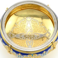 Шкатулка подарочная ЖЕМЧУЖИНА с эмалью AZRK-3331-044-3 Шкатулка подарочная ЖЕМЧУЖИНА с эмалью AZRK-3331-044-3