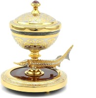 Икорница подарочная ОСЁТР на подставке из яшмы 0728677