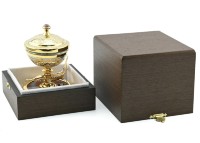 Икорница подарочная ОСЁТР на подставке из яшмы 0728677