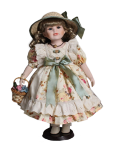 Кукла фарфоровая на подставке YF-161183
