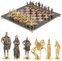 Шахматы из натурального камня - РУСИЧИ AZY-7819