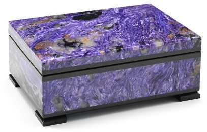 Шкатулка для драгоценностей из чароита AZRK-3410431