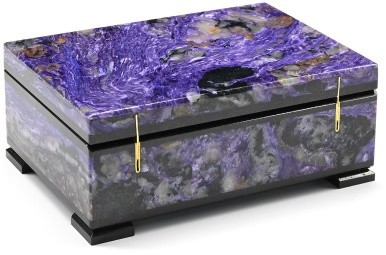Шкатулка для драгоценностей из чароита AZRK-3410431