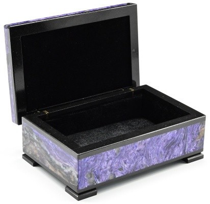 Шкатулка для драгоценностей из чароита AZRK-3410431