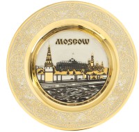 Тарелка с гравюрой МОСКВА AZY-128499
