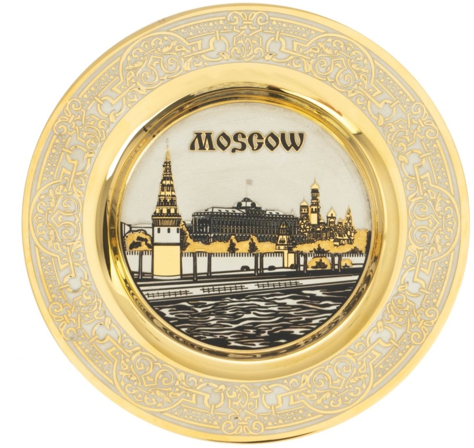 Тарелка с гравюрой МОСКВА AZY-128499