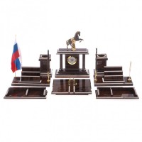 Настольный письменный набор КОНЬ НА ДЫБАХ 072122216
