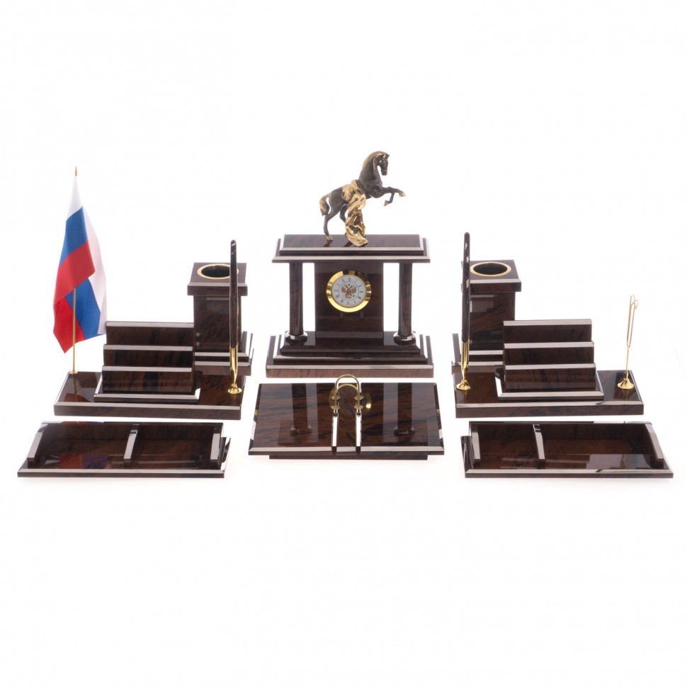 Настольный письменный набор КОНЬ НА ДЫБАХ 072122216