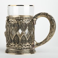 Подстаканник подарочный для чая МЕДВЕДЬ 3D 061.L1139 Подстаканник подарочный для чая МЕДВЕДЬ 3D 061.L1139