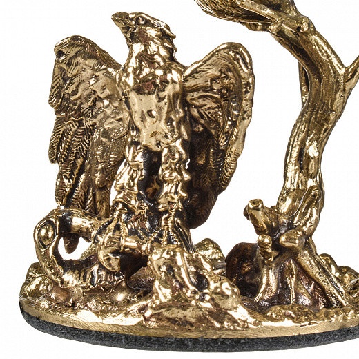 Набор из двух бокалов для коньяка ОРЁЛ И ЛЕВ в деревянном футляре GP-13000036