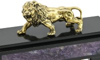 Часы каминные из чароита ЛЕВ 037rk3740253su Часы каминные из чароита ЛЕВ 037rk3740253su