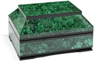 Ларец из малахита для украшений 037rk.3200177-6