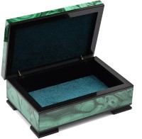 Шкатулка для драгоценностей из малахита AZRK-3200182-6