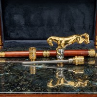 Трость подарочная с секретом АХАЛТЕКИНЕЦ AZS 011ТП22LZ  