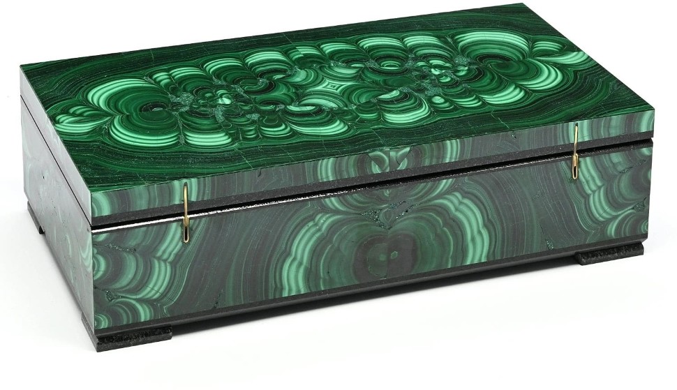 Шкатулка из малахита для купюр 037rk.3200149-2