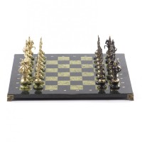 Шахматы подарочные из камня РУССКИЕ ВОИНЫ AZY-121425