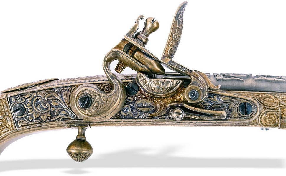 Макет. Пистоль кремниевый. Шотландия 1760 г. DE-1246