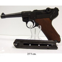 Пистолет Люгер P08 с деревянными накладками (сувенирная копия) DE-1143-M