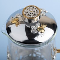 Френч-пресс ЧАЙ 600 мл. (серебрение, золочение) 061.L1303/4G Френч-пресс ЧАЙ 600 мл. (серебрение, золочение) 061.L1303/4G