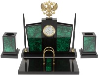 Письменный набор из малахита ГЕРБ 072130517