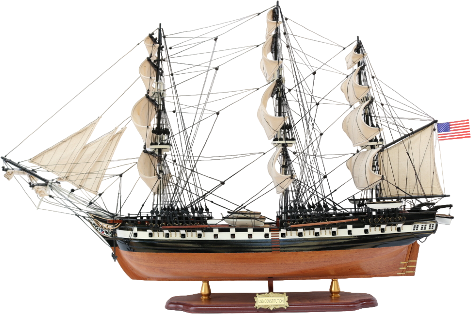 Модель парусника USS CONSTITUTION, США TS-0023-P-80