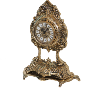 Часы каминные из бронзы ФЛОРА BP-03064-D