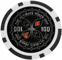 Набор для покера ULTIMATE на 100 фишек u100