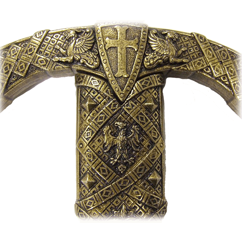 Меч ТАМПЛИЕРОВ, в ножнах, 12 век DE-4163-L