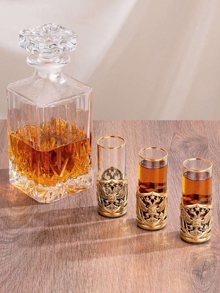 Набор подарочный из 3-х стопок ГЕРБ РФ в подарочной коробке GP-130001107
