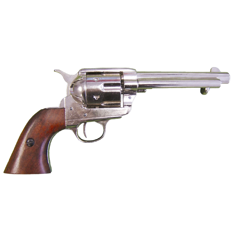 Макет. Револьвер Кольт «Peacemaker», никелированный (макет, ММГ)  DE-1106-NQ