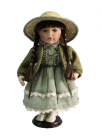 Кукла фарфоровая на подставке YF-12592