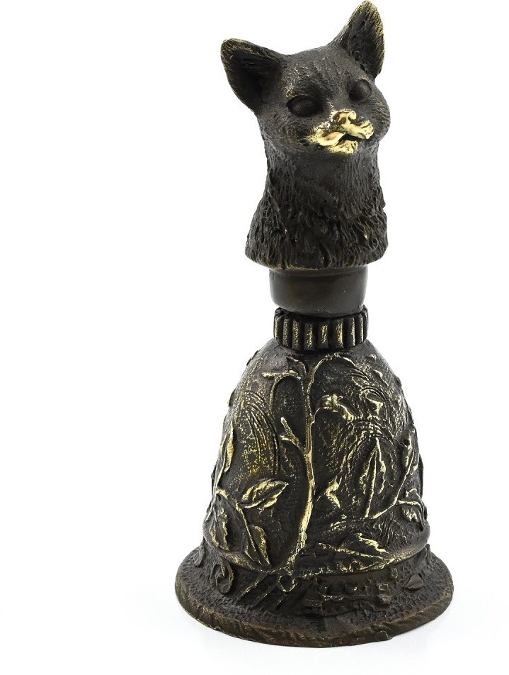 Колокольчик из бронзы КОШКА AZRK-1351371 Колокольчик из бронзы КОШКА AZRK-1351371