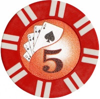 Набор для покера ROYAL FLUSH на 300 фишек GD-RF300
