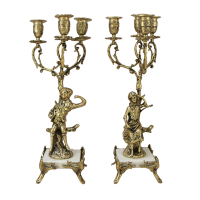 Часы каминные ПАСТОРАЛЬ на мраморной подставке BP-27062-14085-D Часы каминные ПАСТОРАЛЬ на мраморной подставке BP-27062-14085-D