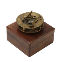 Морской компас в деревянном футляре NA-1663-B