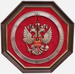 Часы настенные ГЕРБ РОССИИ GT12-075