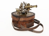 Морской секстант в кожаном футляре NA-1867