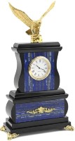 Часы каминные из лазурита ОРЁЛ AZRK-3740223cy
