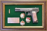 Панно настенное с пистолетом ТТ и НАГРАДАМИ СССР в подарочной коробке GT-18-335