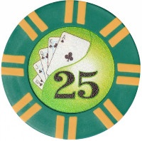 Набор для покера ROYAL FLUSH на 200 фишек GD/RF200