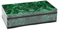 Шкатулка для купюр из малахита ЛЮКС 037rk.3200140-9
