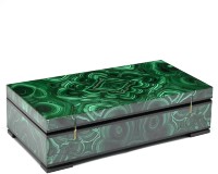 Шкатулка для купюр из малахита ЛЮКС 037rk.3200140-9