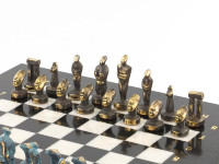 Шахматы подарочные из камня и бронзы ИДОЛЫ AZY-119379