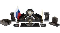 Настольный письменный набор из конгломерата АЛМАЗ 072127901