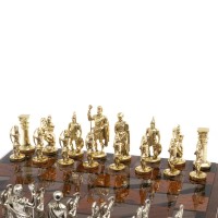 Шахматы из обсидиана ЛУЧНИКИ AZY-124903