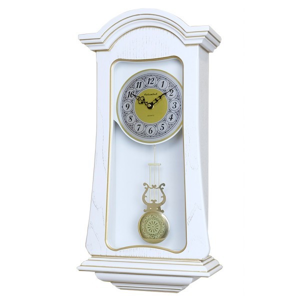 Часы настенные Columbus Co-1828-PG-WH Часы настенные Columbus Co-1828-PG-WH